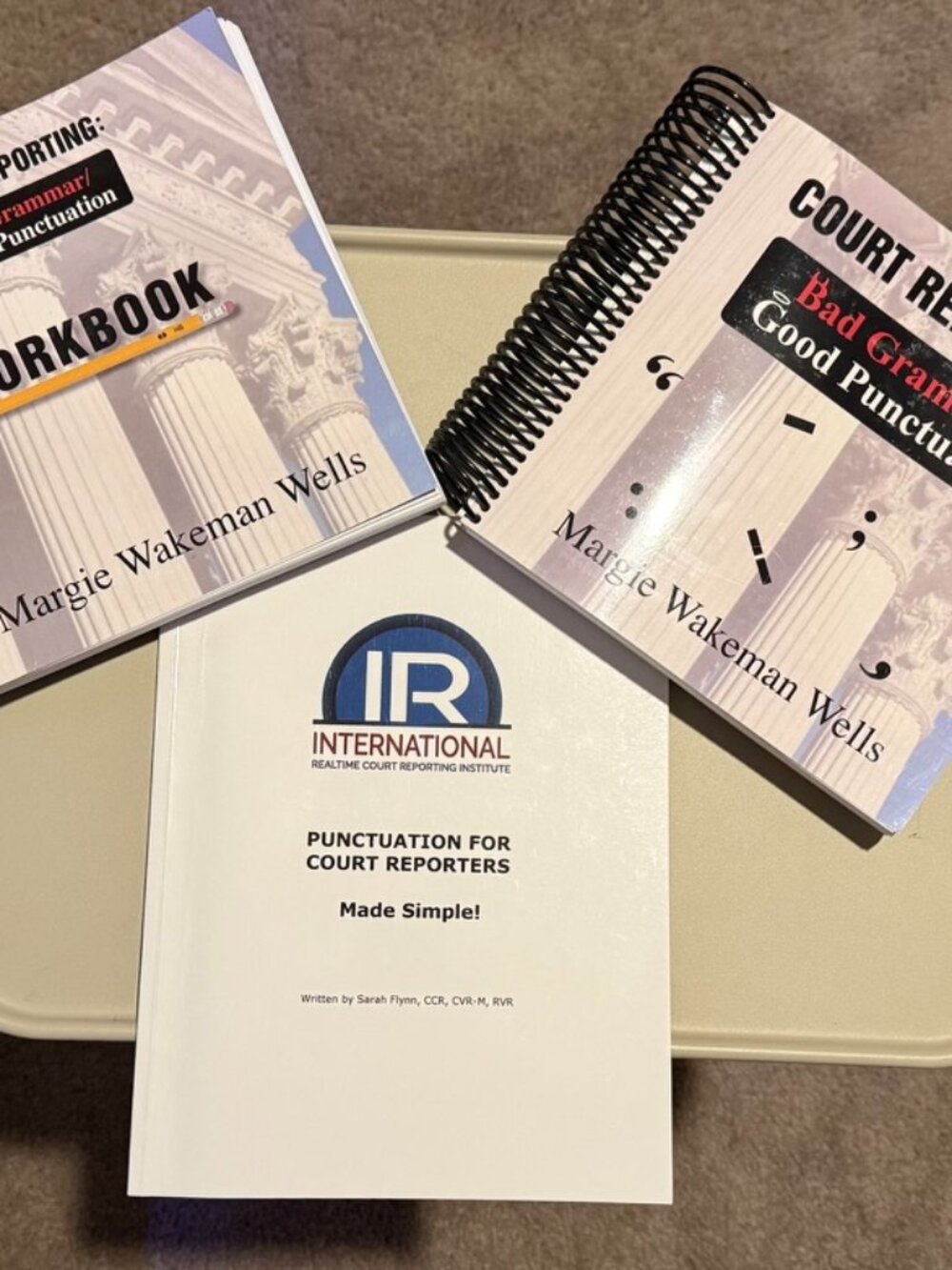 Court Reporting Punctuation Books Workbook 3 Book Student Bundle